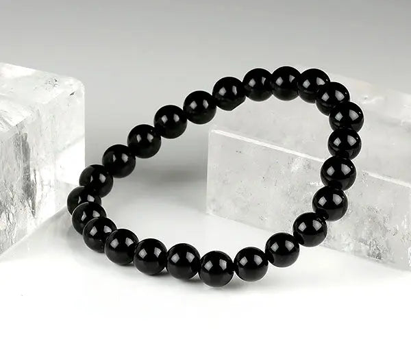 Armband aus Onyx mit 8mm Steinen