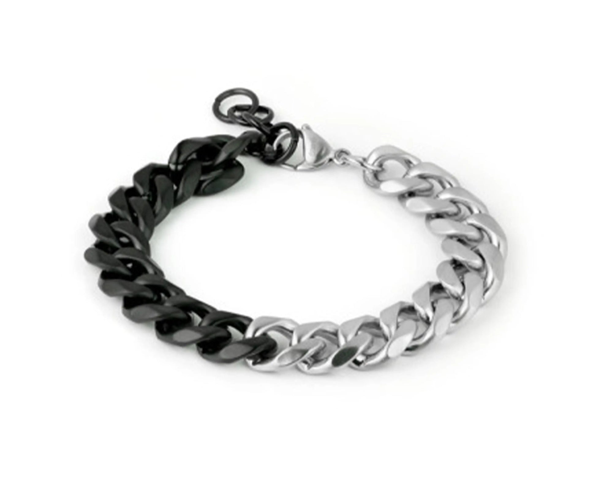 Armband aus Edelstahl in Schwarz und Silber – Zeitlos & maskulin Tiger Treasure - Qualität, inspiriert seit 1890