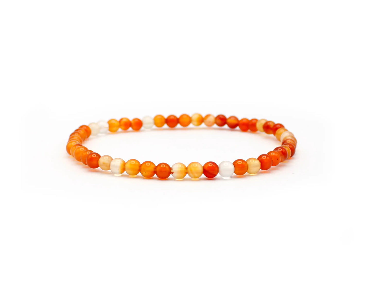 Armband aus Carneol mit 4mm Steinen