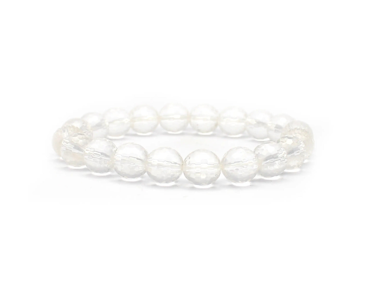 Facettiertes Bergkristall Armband für spirituelles Design