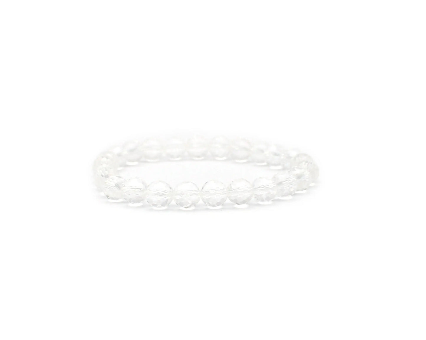 Facettiertes Bergkristall Armband für spirituelles Design