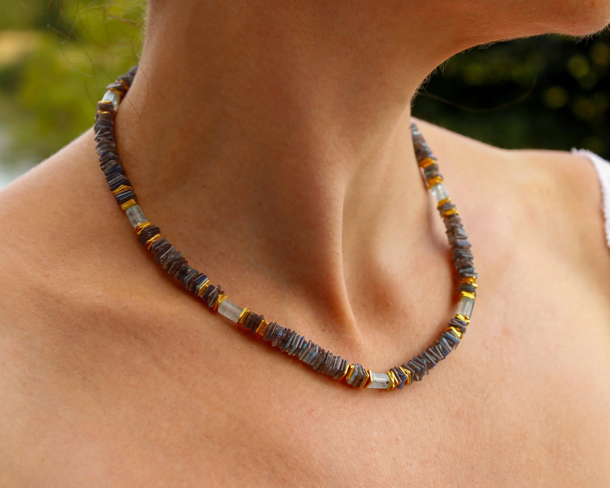 Kette „Island“ – Die Ruhe der Natur in Stein gefasst Tiger Treasure- Qualität, inspiriert seit 1890