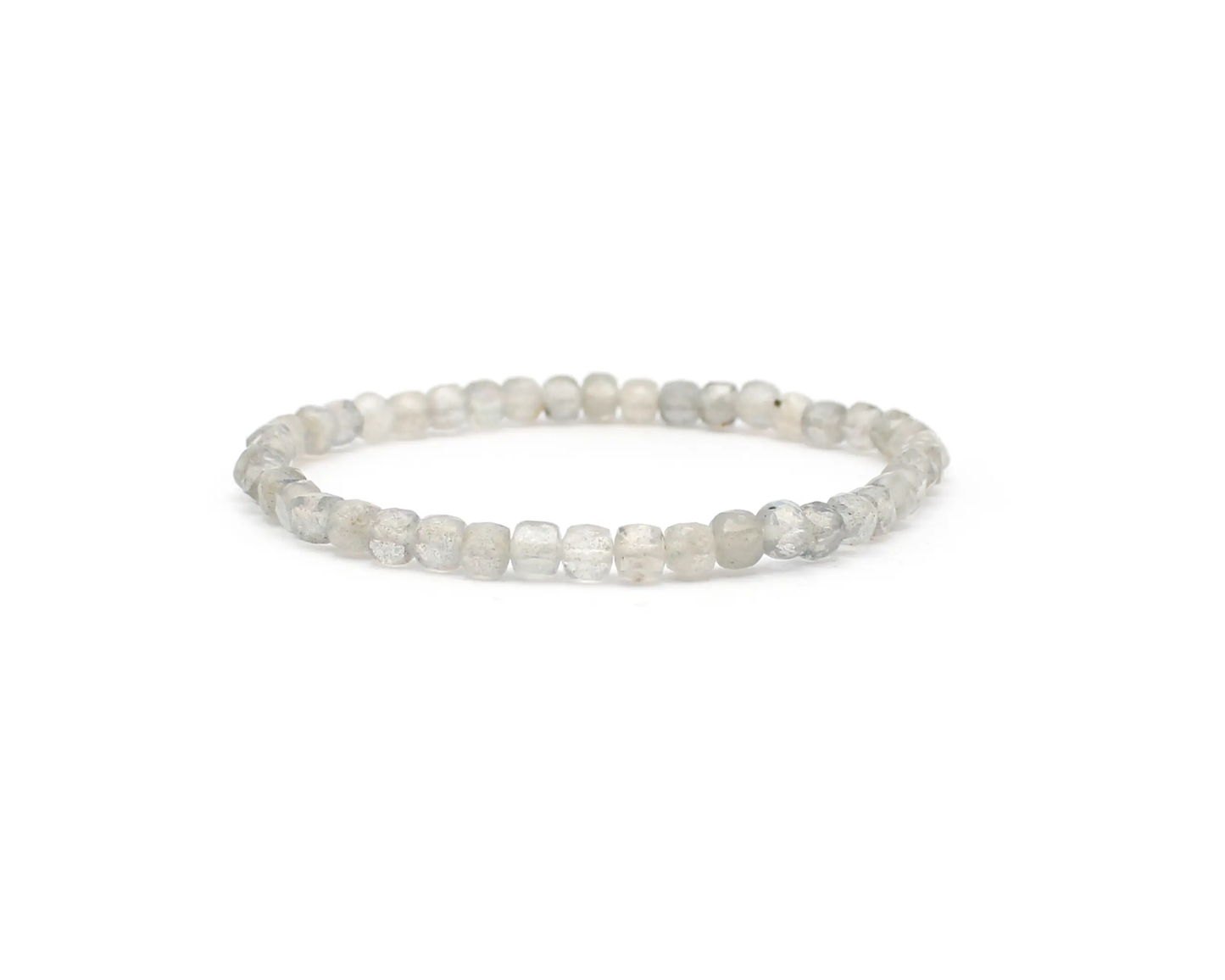 Labradorit Armband mit Würfelform in 19 cm Länge