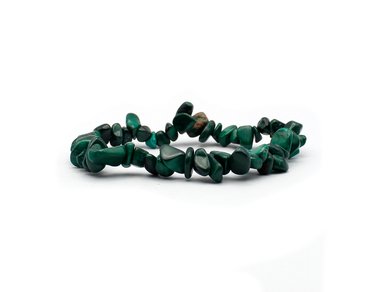 Malachit-Armband Splitter, handgefertigt, Edelsteine aus dem Kongo.