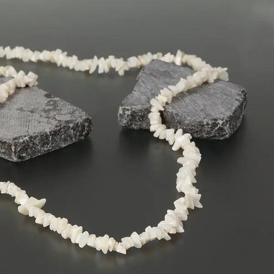 Opal Splitterkette 90cm echte Opalsplitter ohne Verschluss