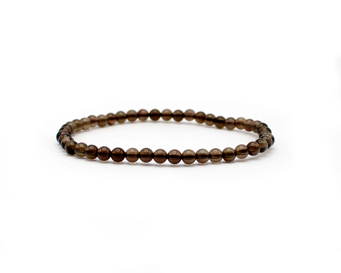Rauchquarz Armband 4mm gleichlaufend