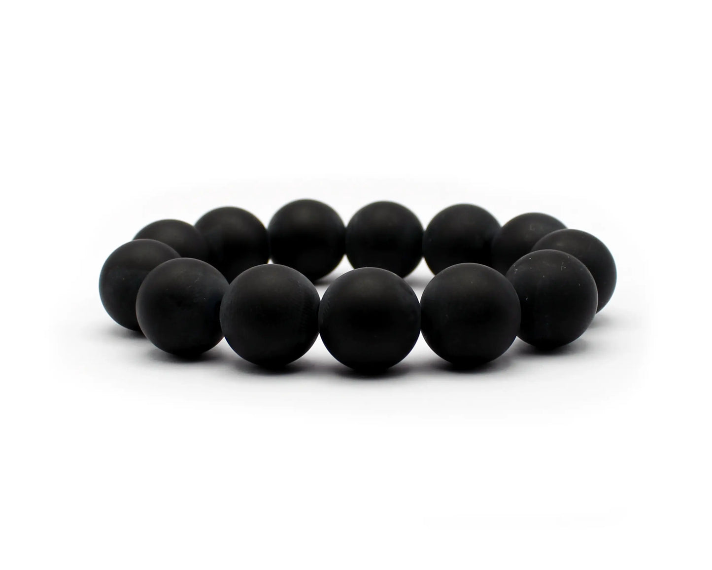 Schwarzes mattes Onyx-Armband