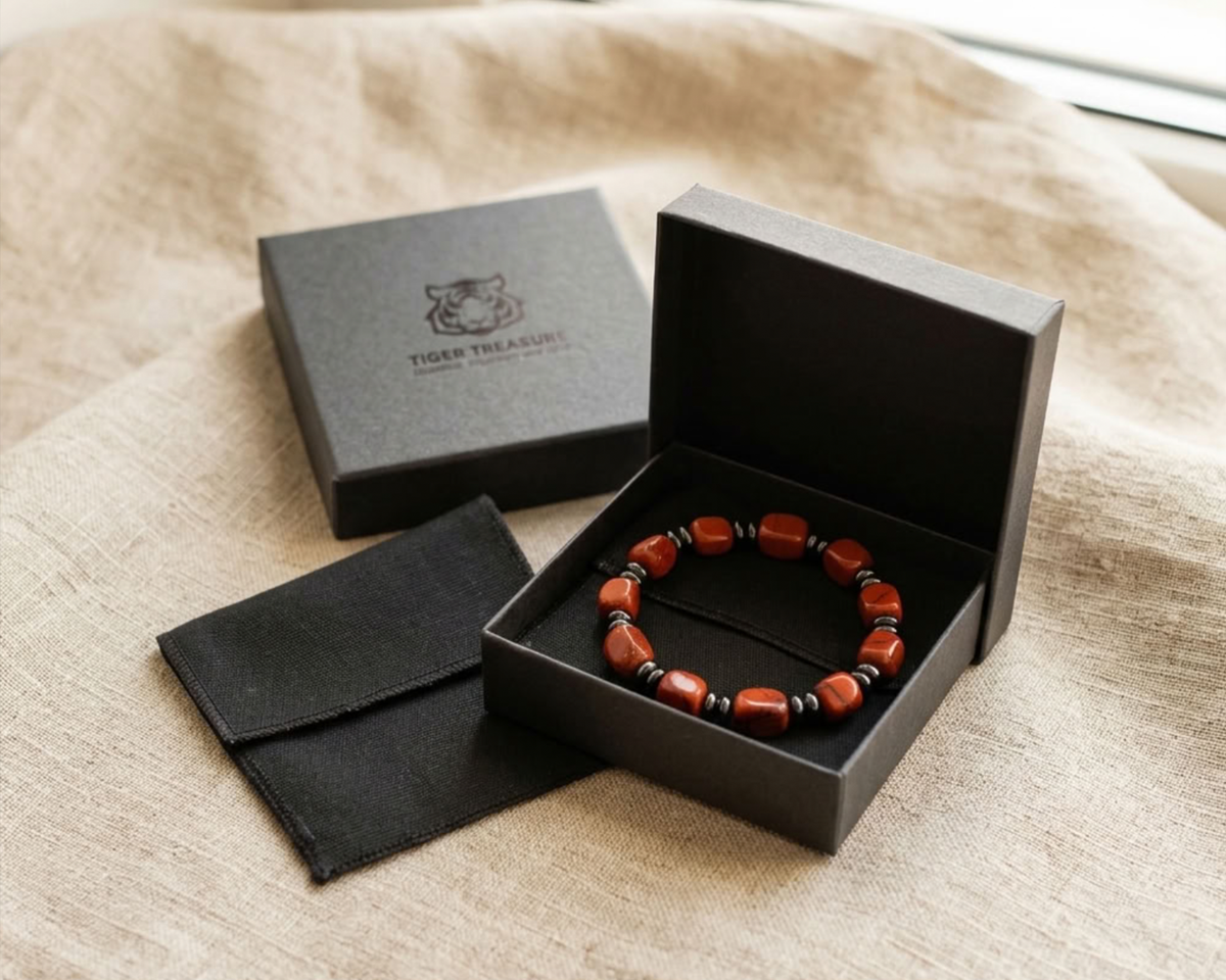Silex und Hämatit Armband - Tiger Treasure- Qualität, inspiriert seit 1890