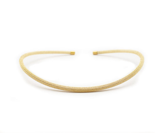 Stilvolles Collier aus Edelstahl und metallisiertem Polyester Tiger Treasure - Qualität, inspiriert seit 1890