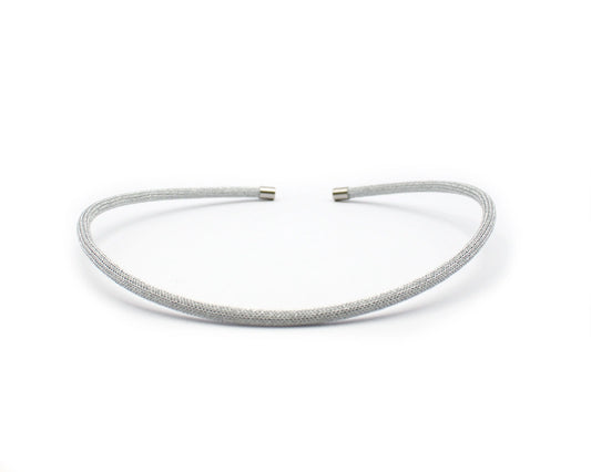 Stilvolles Edelstahlcollier mit metallisiertem Polyester Tiger Treasure - Qualität, inspiriert seit 1890