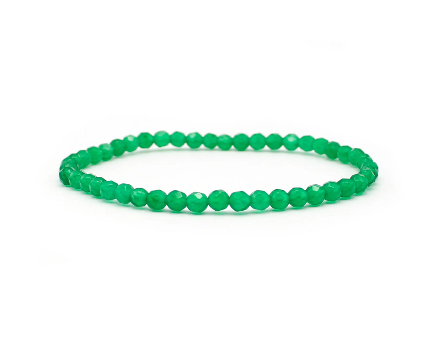 Grünachat Armband 19cm lang elastisch