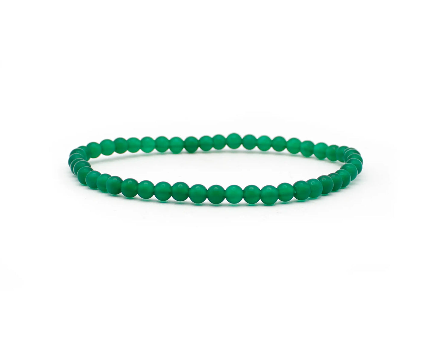 Grünachat Armband 19cm lang elastisch