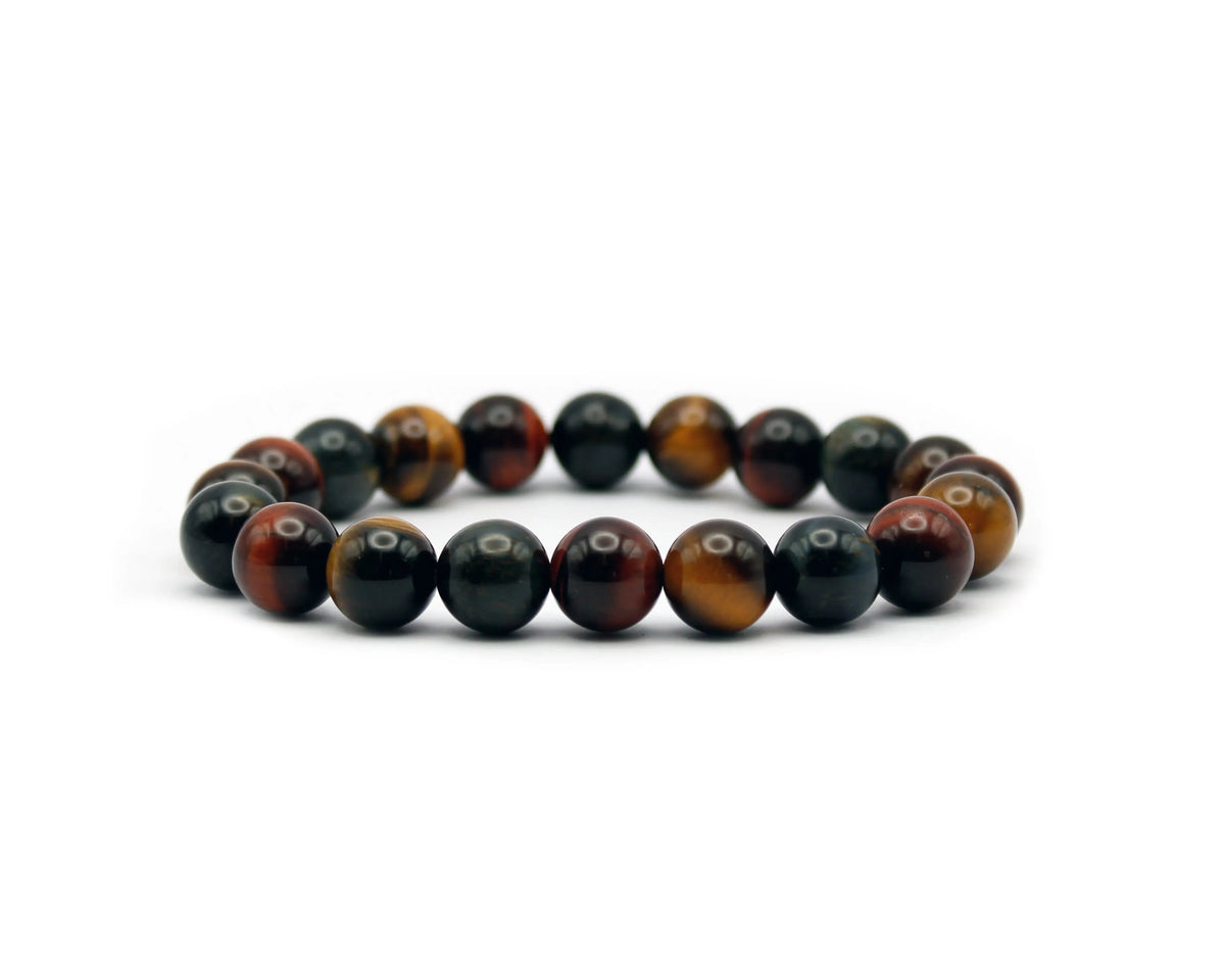 Tigerauge Armband multicolor handgefertigt mit Edelsteinen aus Südafrika Schmuckstück für Schutz und Klarheit Tiger Treasure - Qualität, inspiriert seit 1890