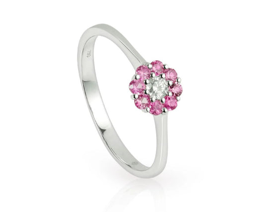 Weißgoldring 750 mit Rubin & Brillanten Tiger Treasure - Qualität, inspiriert seit 1890