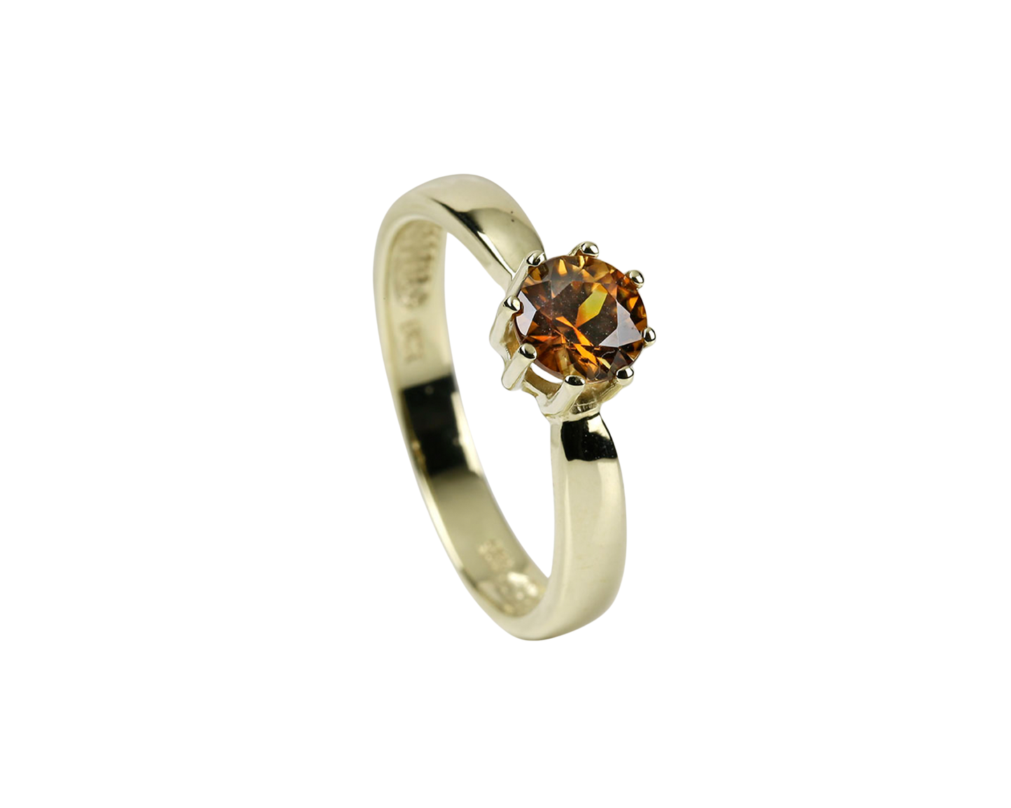 Zirkon Ring in 14K Gelbgold - Tiger Treasure - Qualität, inspiriert seit 1890