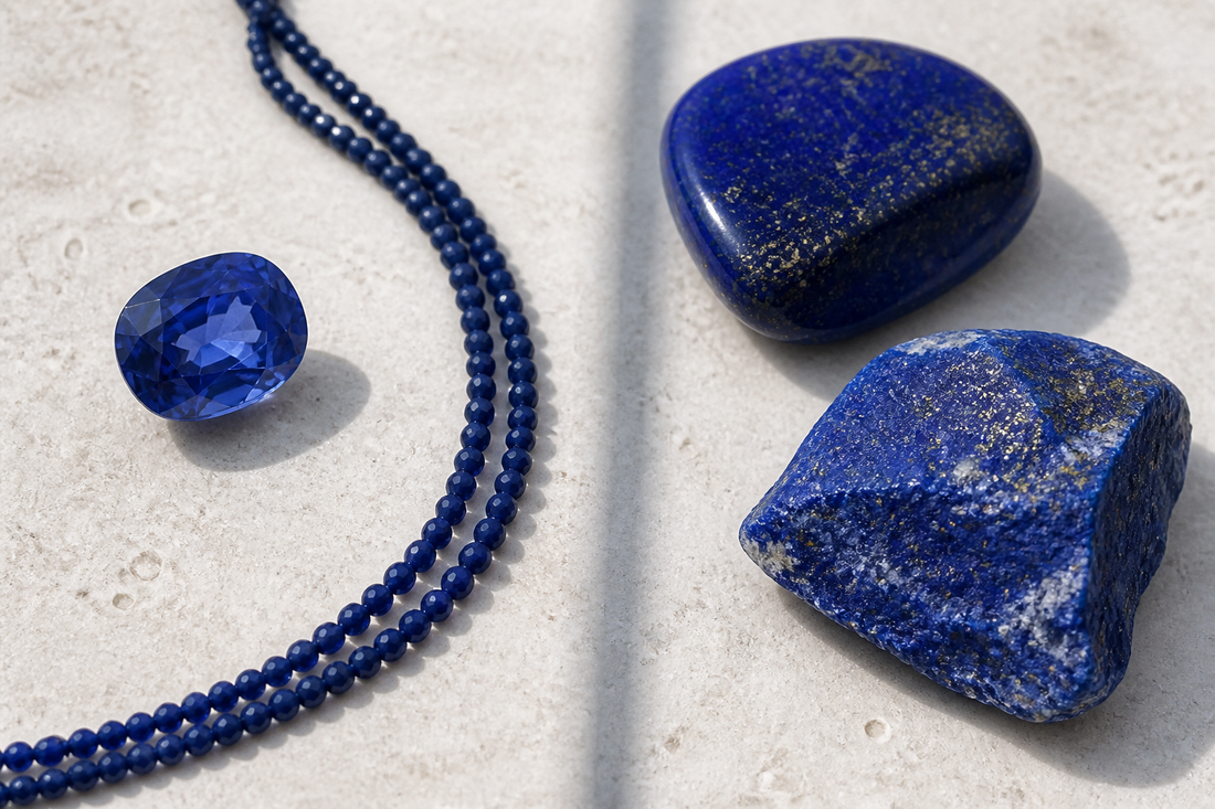 Saphir und Lapislazuli im September | Tiger Treasure