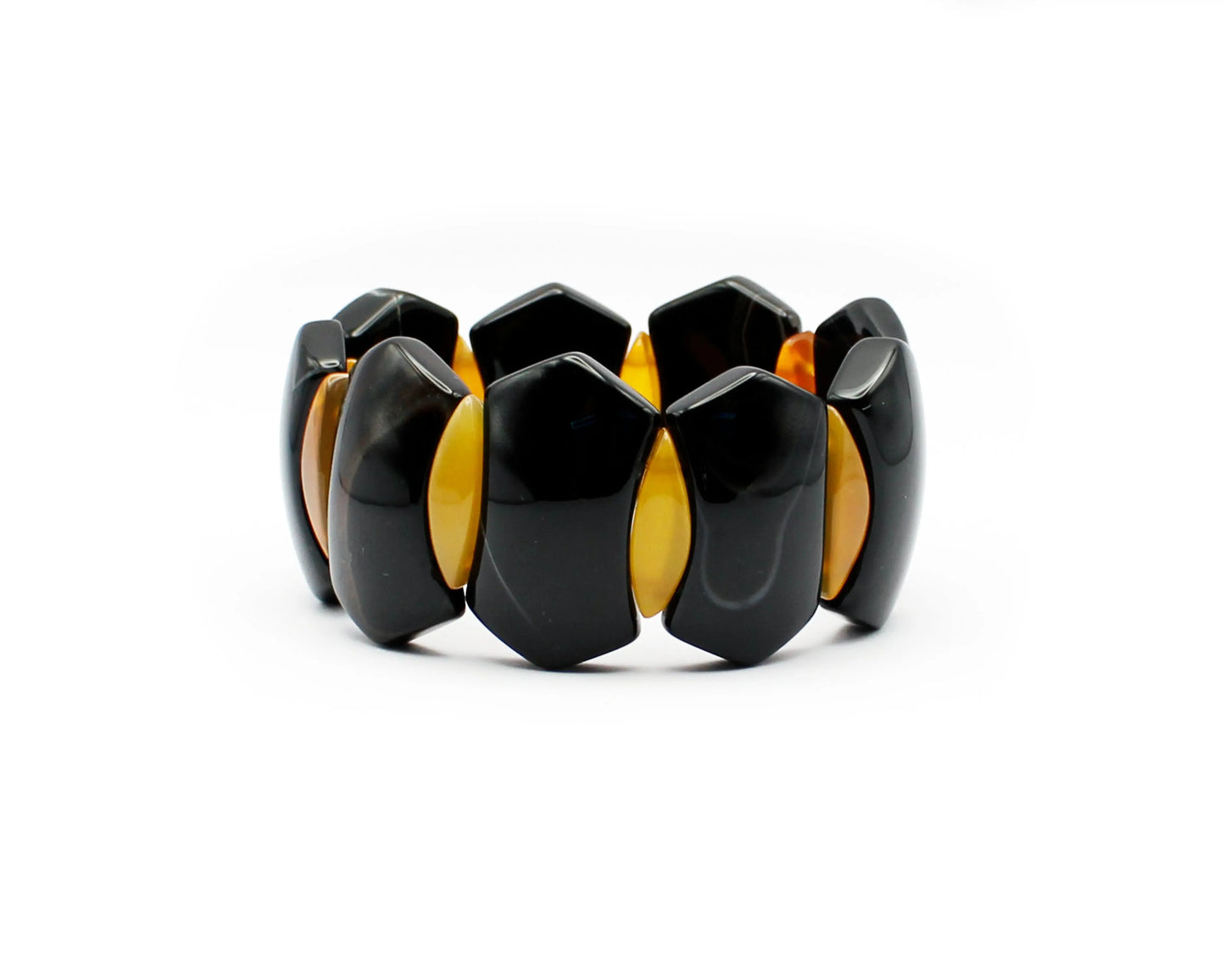 Achat Armreif mit Navette 30 mm – Ausdrucksstarke Eleganz aus Brasilien handgefertigt Tiger Treasure - Qualität, inspiriert seit 1890