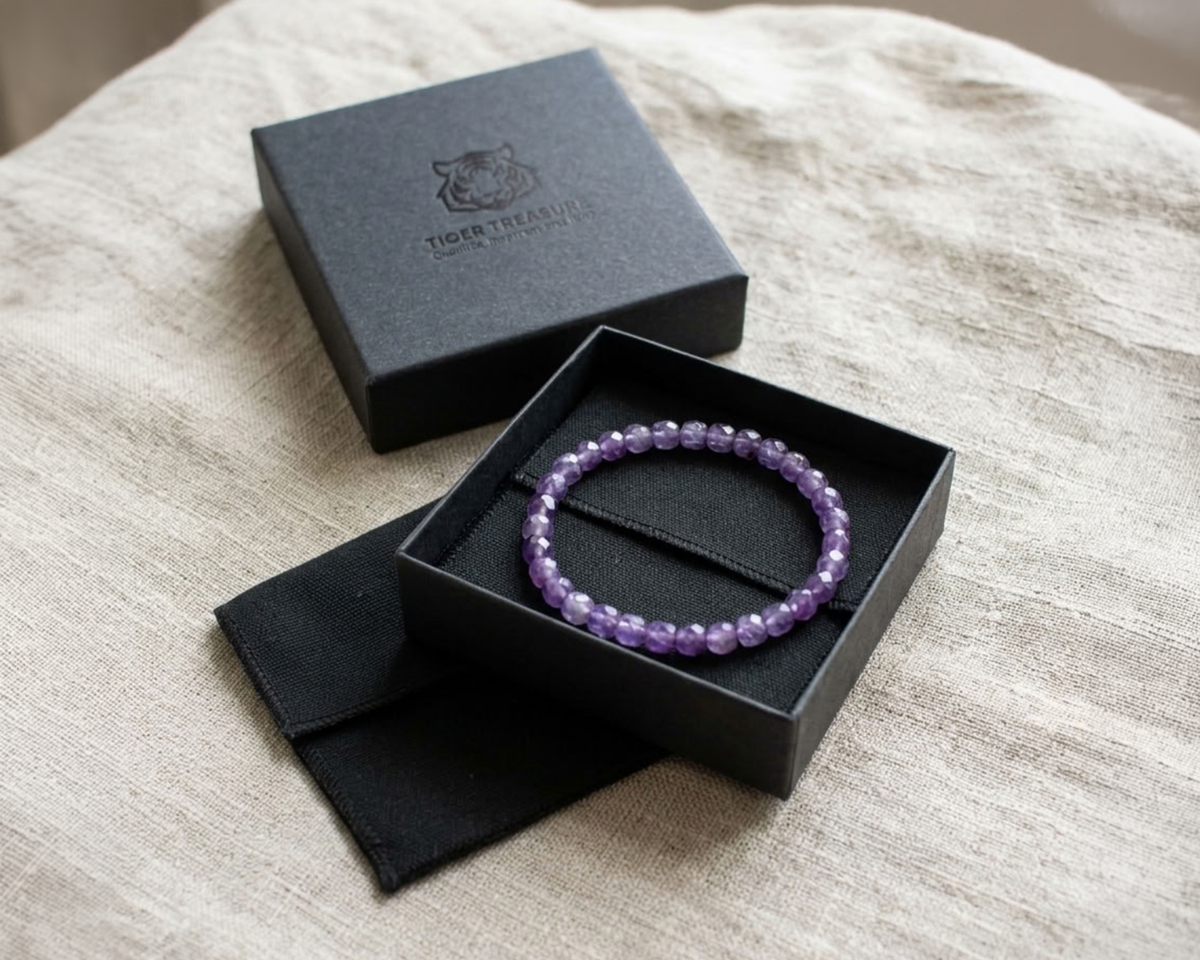 Amethyst Armband facettiert "Diamond polish" - Tiger Treasure - Qualität, inspiriert seit 1890