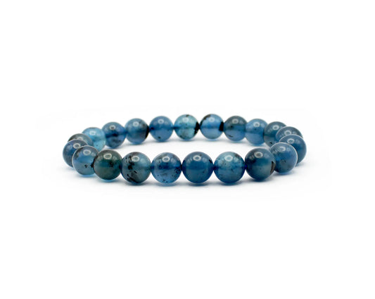 Armband aus Aquamarin 9mm Durchmesser