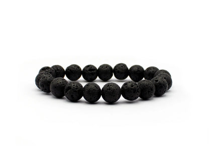 Lavastein Armband: Schmuck aus Naturstein für Stärke und Ausgeglichenheit