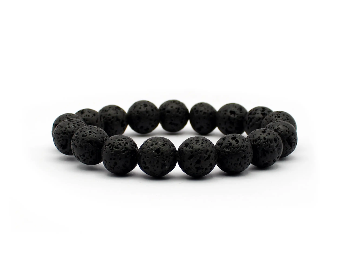 Lavastein Armband: Schmuck aus Naturstein für Stärke und Ausgeglichenheit