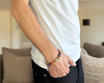 Multicolor Edelstein Armband