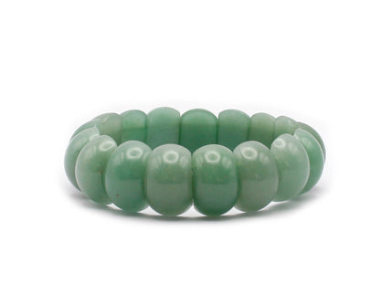 Aventurin Armband Stumpfeck 20x12 mm handgefertigtes Schmuckstück aus Indien für Gelassenheit Glück und natürliche Stärke Tiger Treasure - Qualität, inspiriert seit 1890