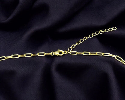 Vergoldete Kette mit Rainbow Zirkoniasteinen für LGBTQ Pride