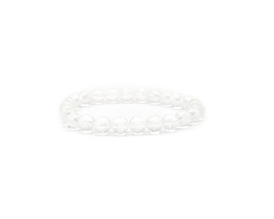 Facettiertes Bergkristall Armband für spirituelles Design