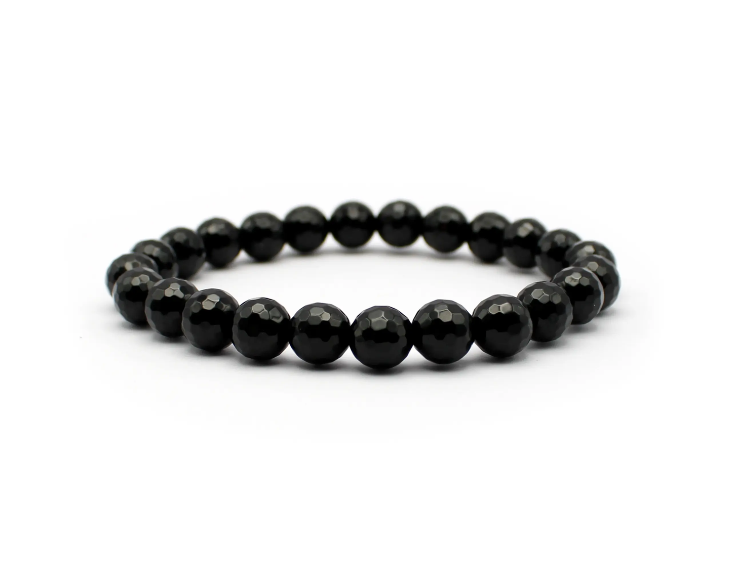 Facettiertes Onyx Armband in verschiedenen Größen kaufen