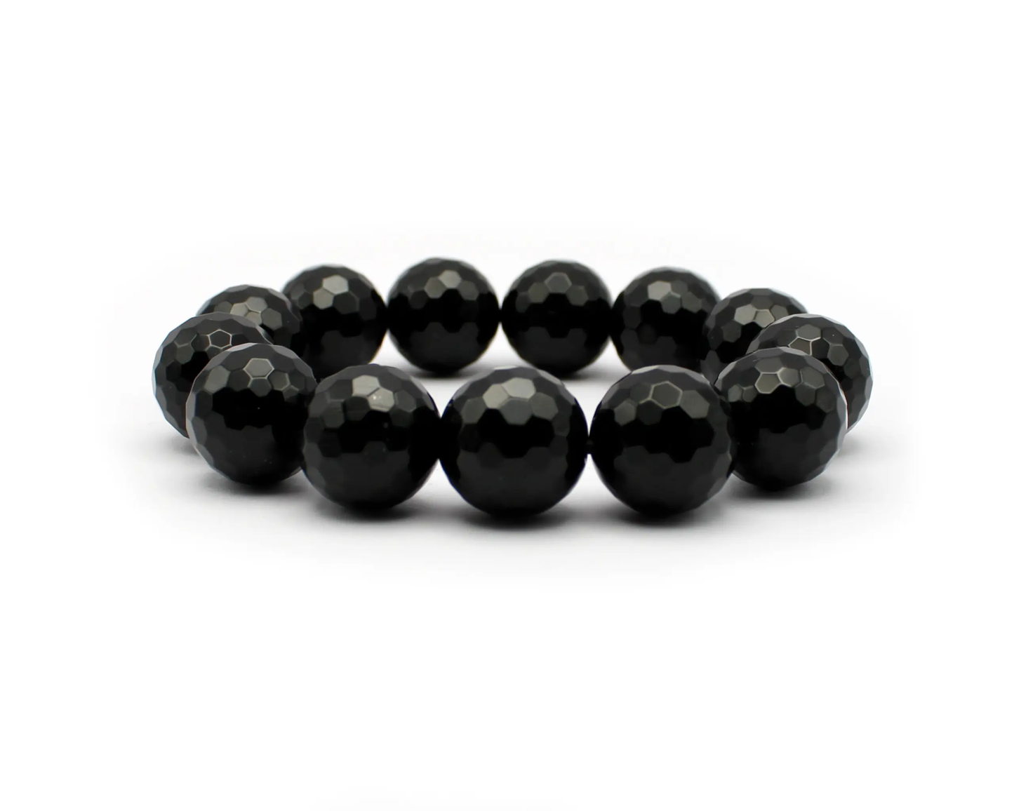 Facettiertes Onyx Armband in verschiedenen Größen kaufen