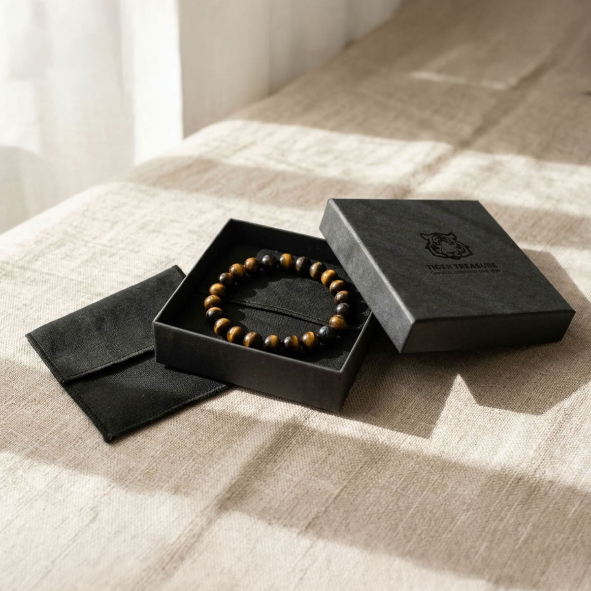 Falkenauge Armband Geschenkverpackung | Tiger Treasure