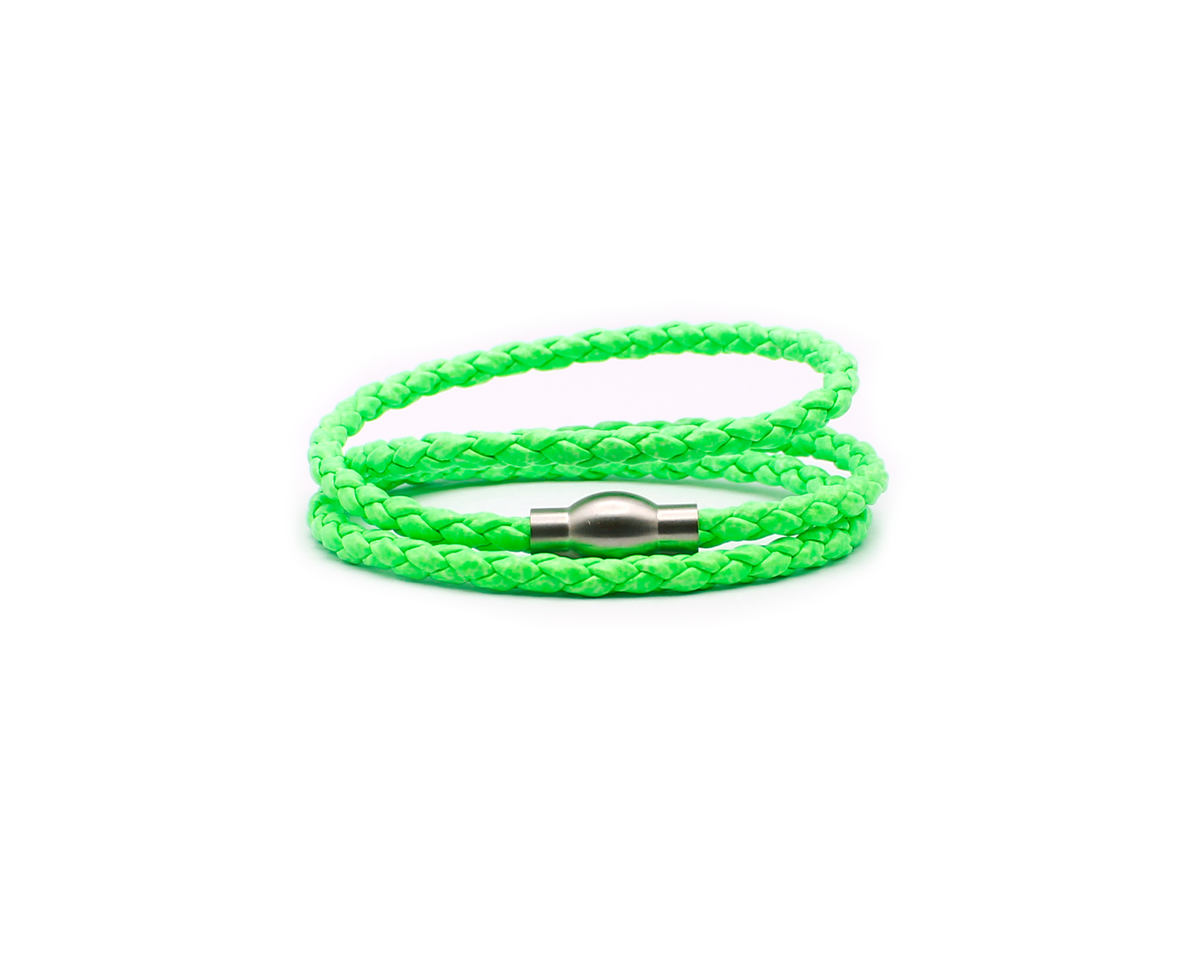 Lederarmband geflochten, handgefertigt | Tiger Treasure