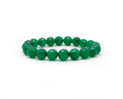 Grünachat Armband 19cm lang elastisch