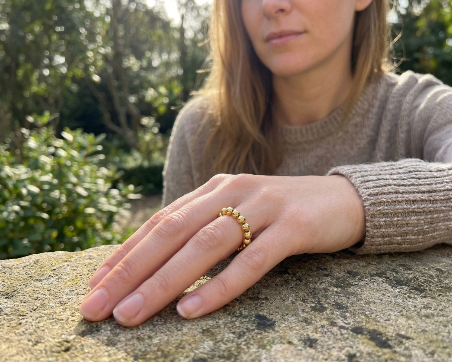 Hämatit-Ring, handgefertigt, Edelsteine aus Marokko. | Tiger Treasure