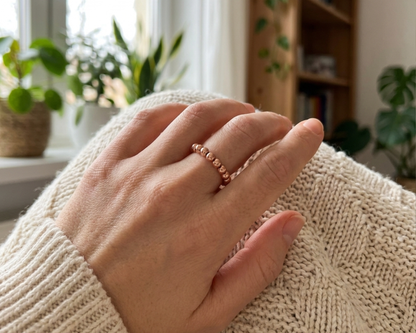 Hämatit-Ring, handgefertigt, Edelsteine aus Marokko. | Tiger Treasure
