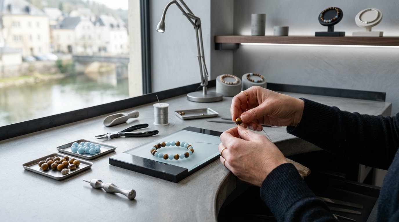 Handarbeit im Atelier