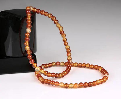 Armband aus Carneol mit 4mm Steinen