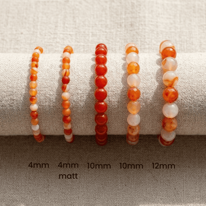 Karneol Armband Größenvergleich | Tiger Treasure