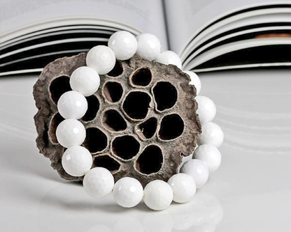 Kascholong Armband mit 12mm facettierte Steine