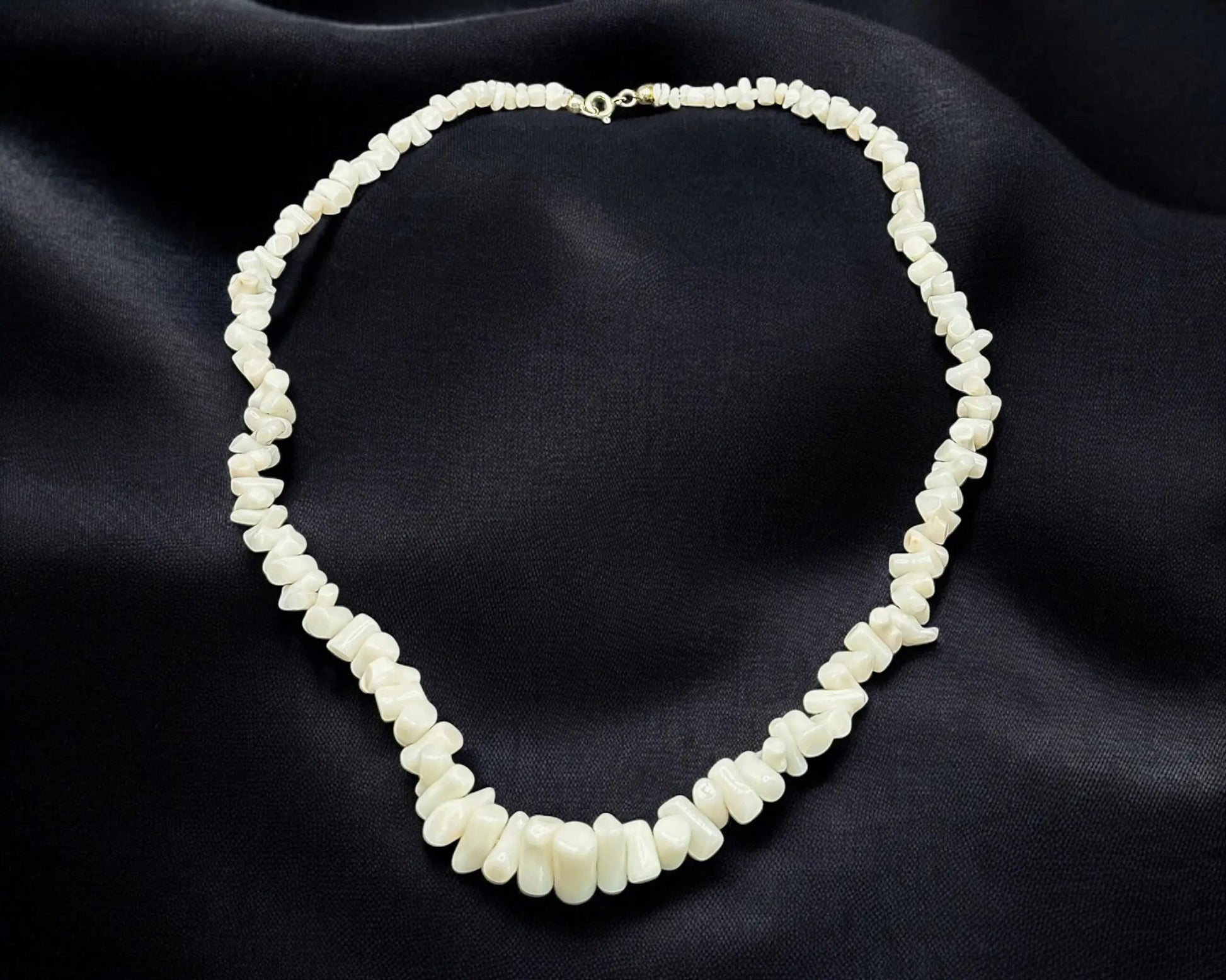 Koralle Cupolini Kette mit 925 Silber-Verschluss