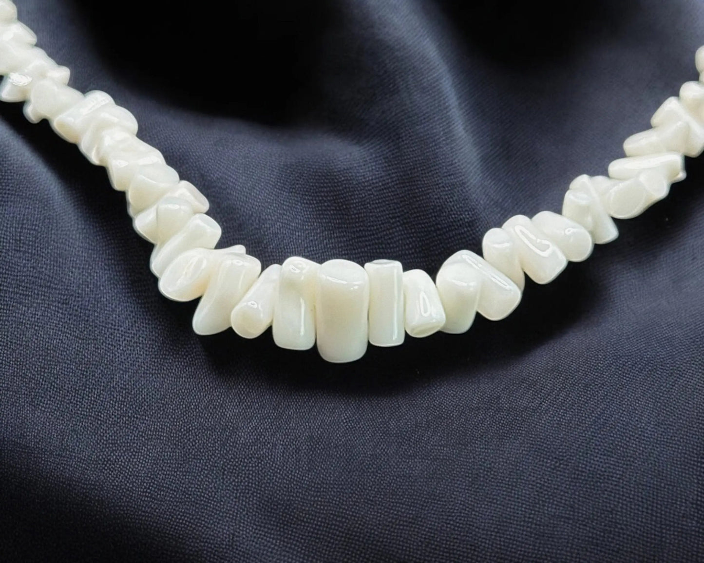 Koralle Cupolini Kette mit 925 Silber-Verschluss