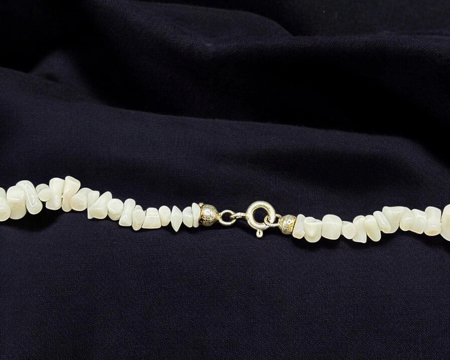 Koralle Cupolini Kette mit 925 Silber-Verschluss