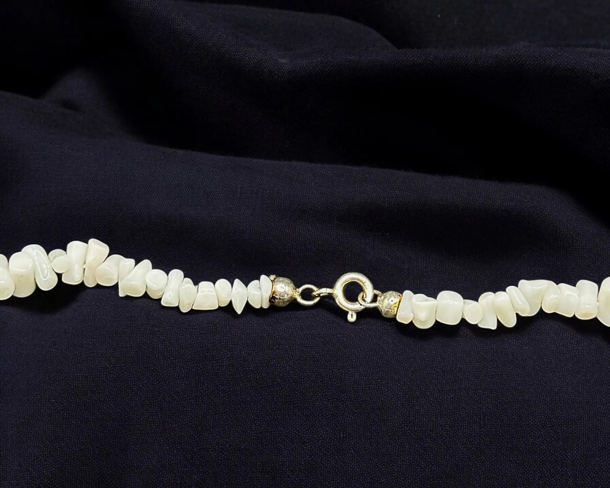 Koralle Cupolini Kette mit 925 Silber-Verschluss