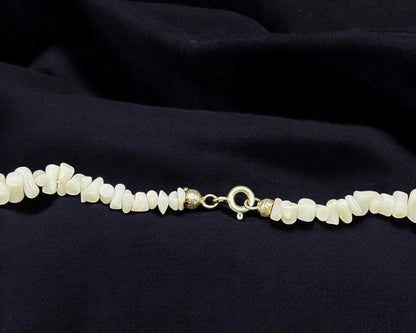 Koralle Cupolini Kette mit 925 Silber-Verschluss