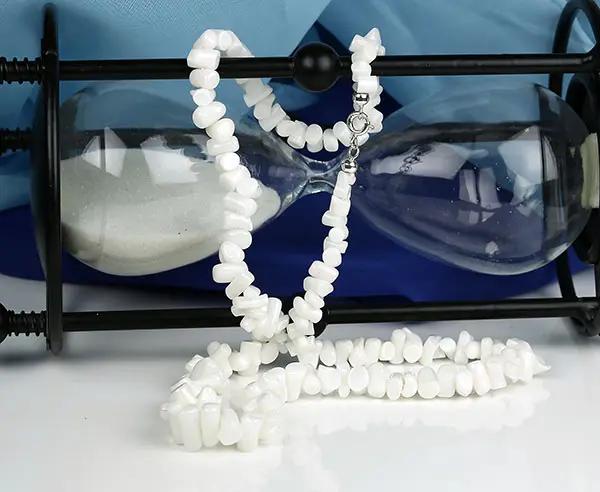 Koralle Cupolini Kette mit 925 Silber-Verschluss