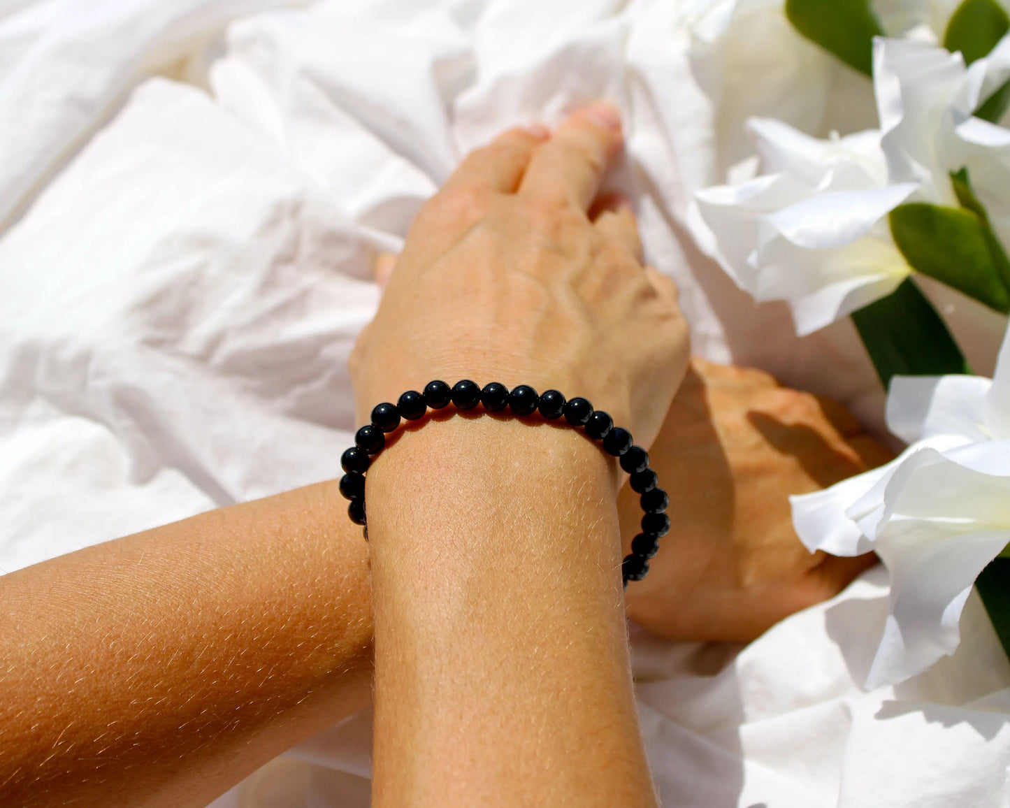 Onyx Armband handgefertigt mit Edelsteinen aus Brasilien Symbol für Stärke und Klarheit Tiger Treasure- Qualität, inspiriert seit 1890