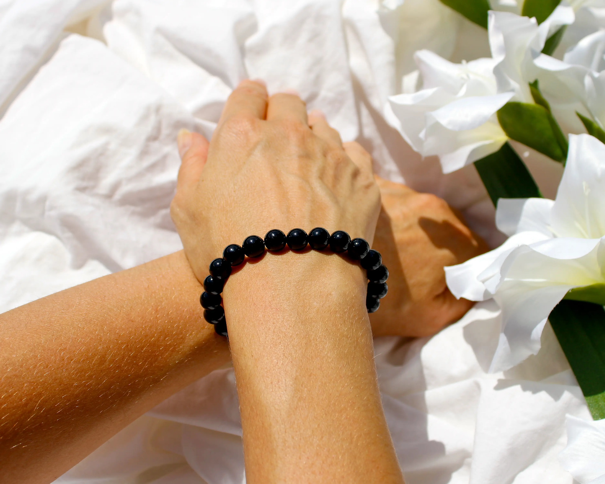 Onyx Armband handgefertigt mit Edelsteinen aus Brasilien Symbol für Stärke und Klarheit Tiger Treasure- Qualität, inspiriert seit 1890