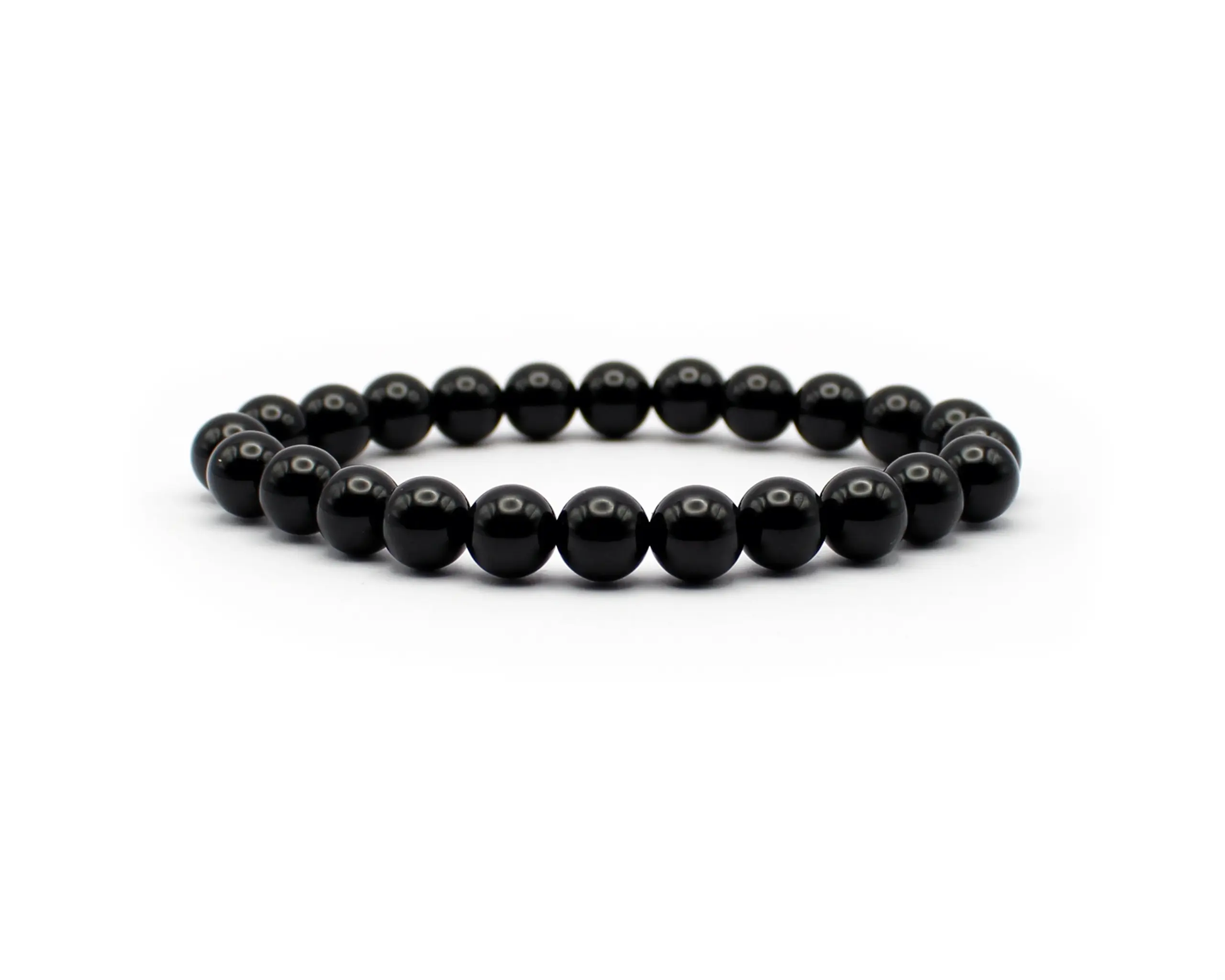 Armband aus Onyx mit 8 mm Steinen