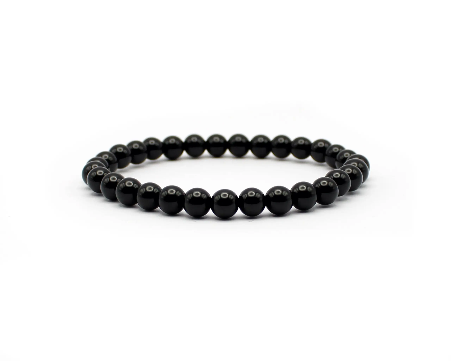 Armband aus Onyx mit 6 mm Steinen